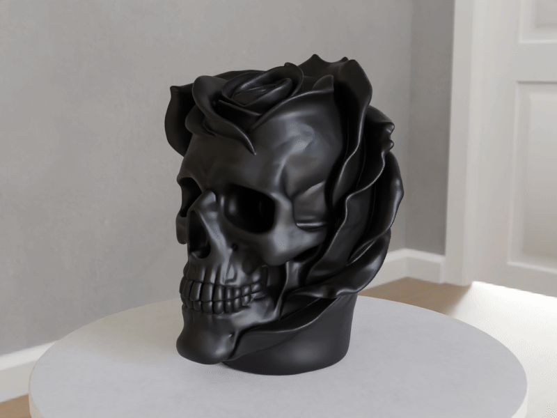 Indented Rose Skull — miniatura 12
