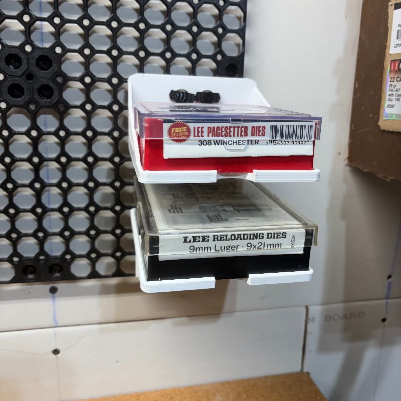Reloading Die Box Holder Shelf / Shelves by K1kstand | Download free ...