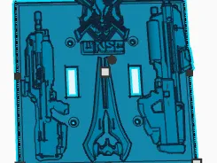 halo light switch cover double rocker version 4