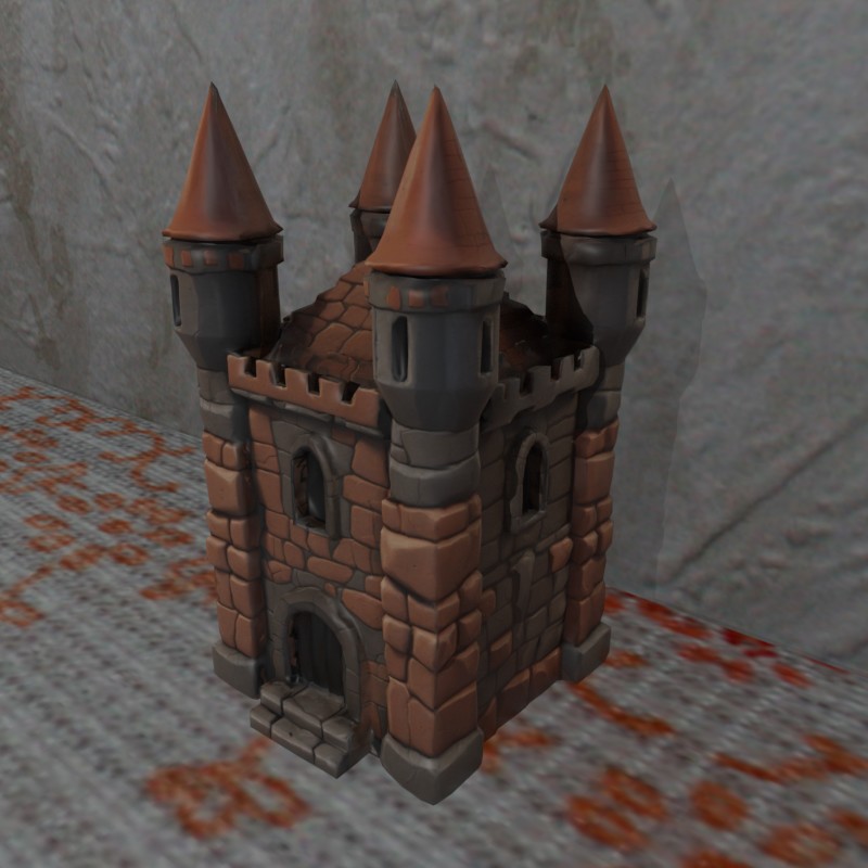 wasserschloss Turm Terrain Game Nosupport Easyprint FDMprinting