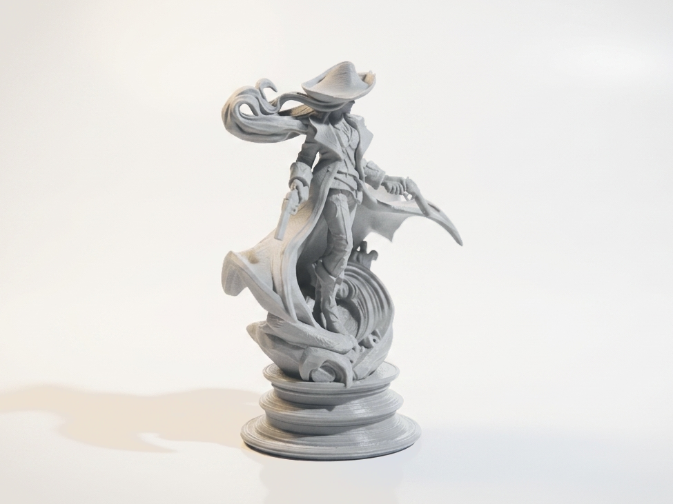 Miss Fortune Pirate Statue LOL Champions 3D Printable