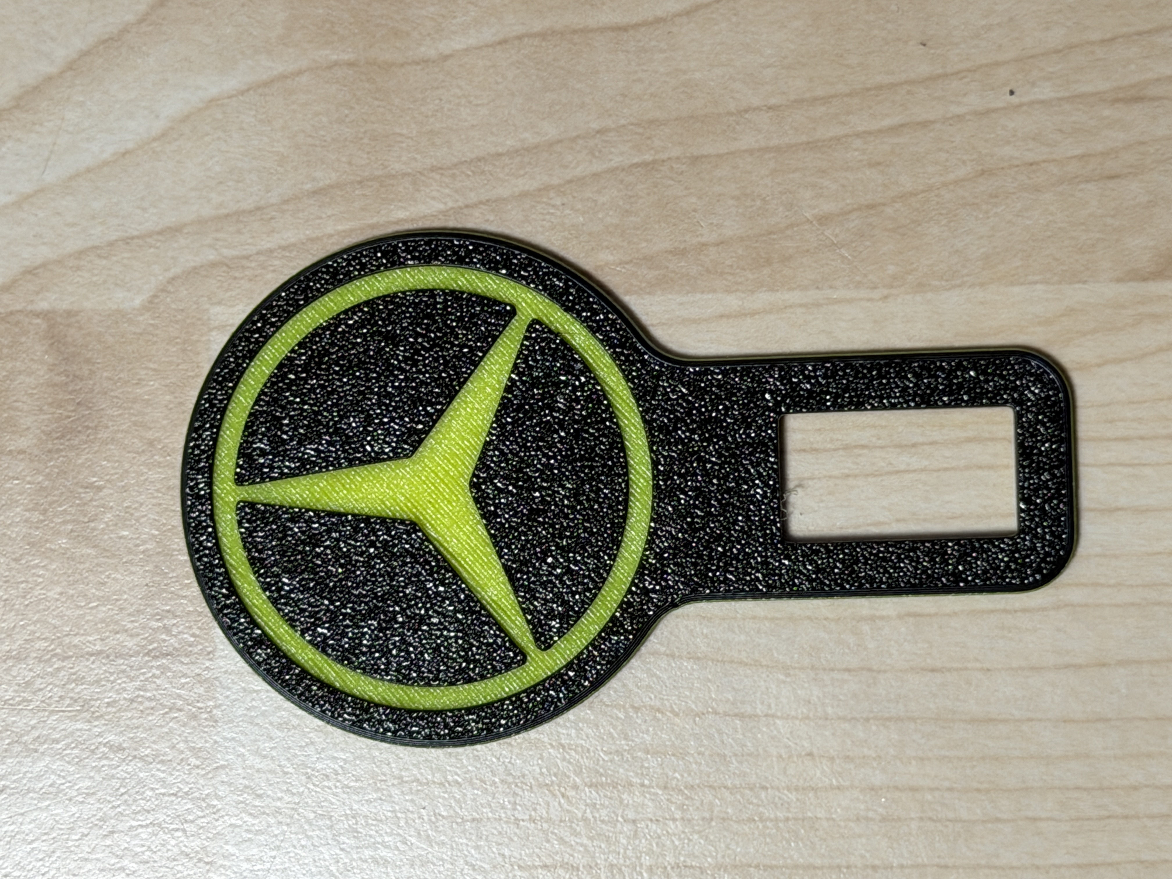 Gurtstecker mit Logo (Audi, BMW, Dacia, Mercedes, Renault, Skoda, VW) / seat belt dummy plug — thumbnail 6