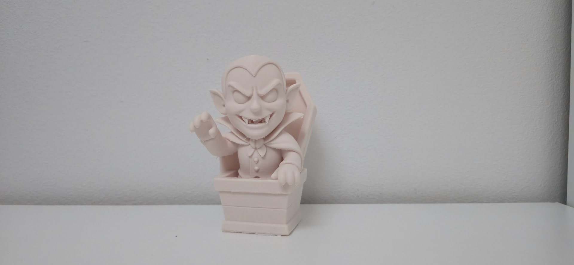 Halloween Dracula in Coffin