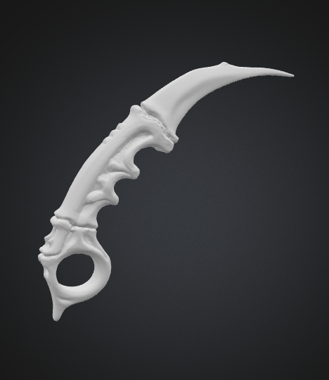 Miniatura 2 do modelo 3D Bone Dagger