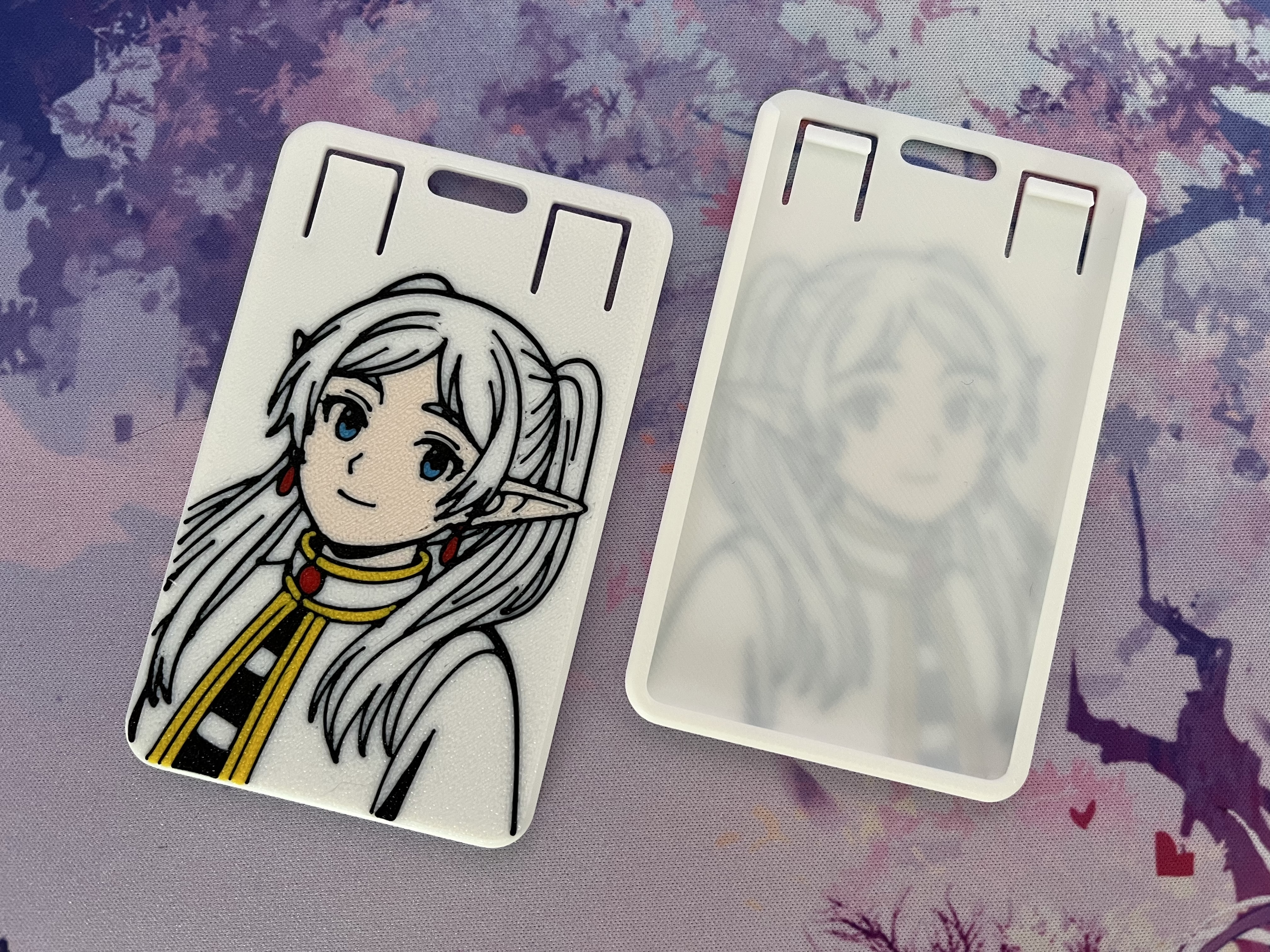 Frieren themed ID Card / Badgeholder (Supportless)