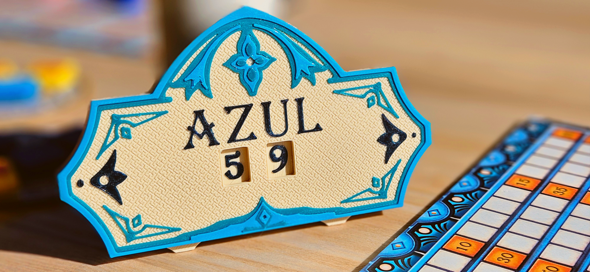 Azul boardgame score counter