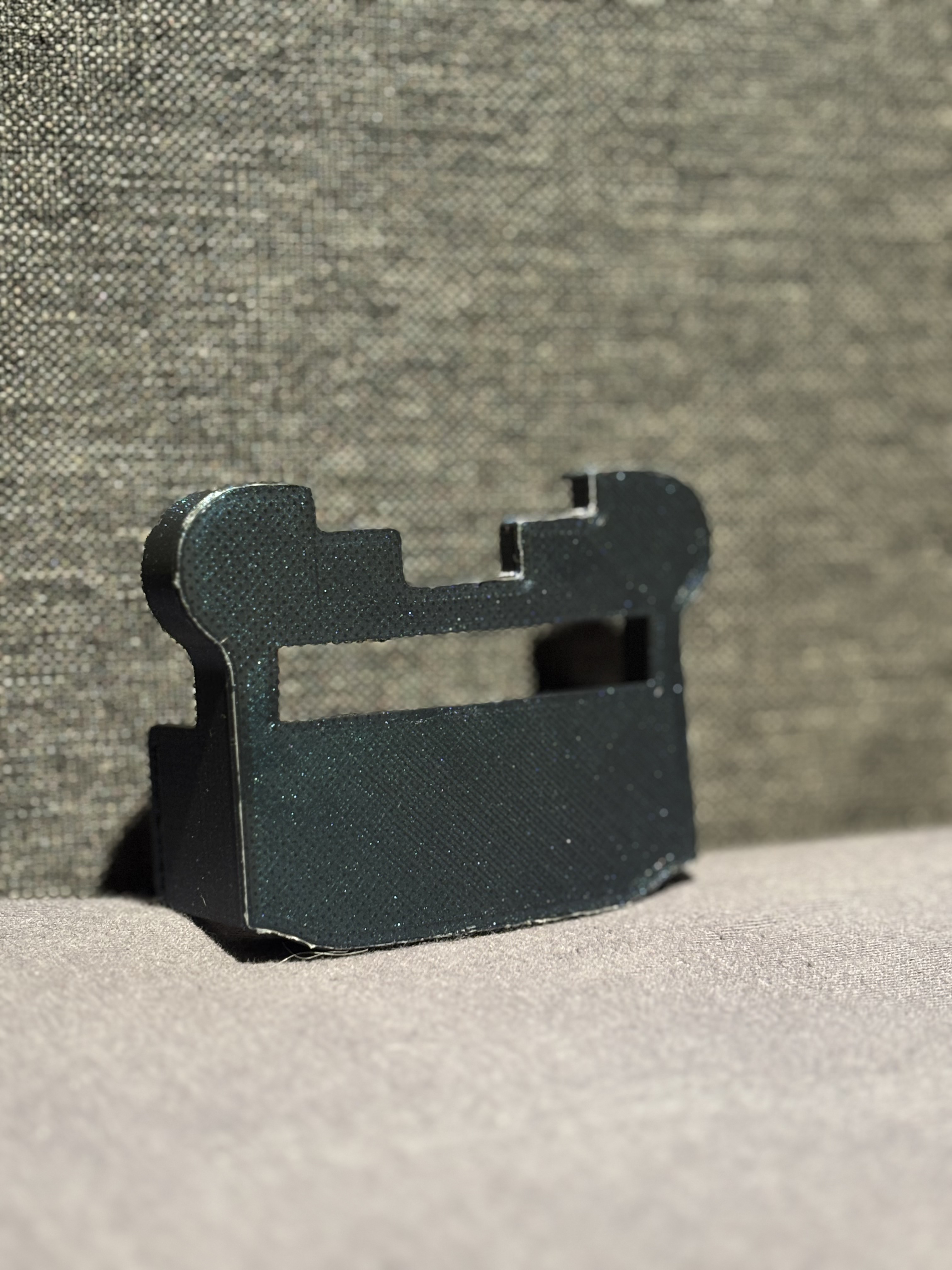 Prop holder DJI mini 2 with hole for battery