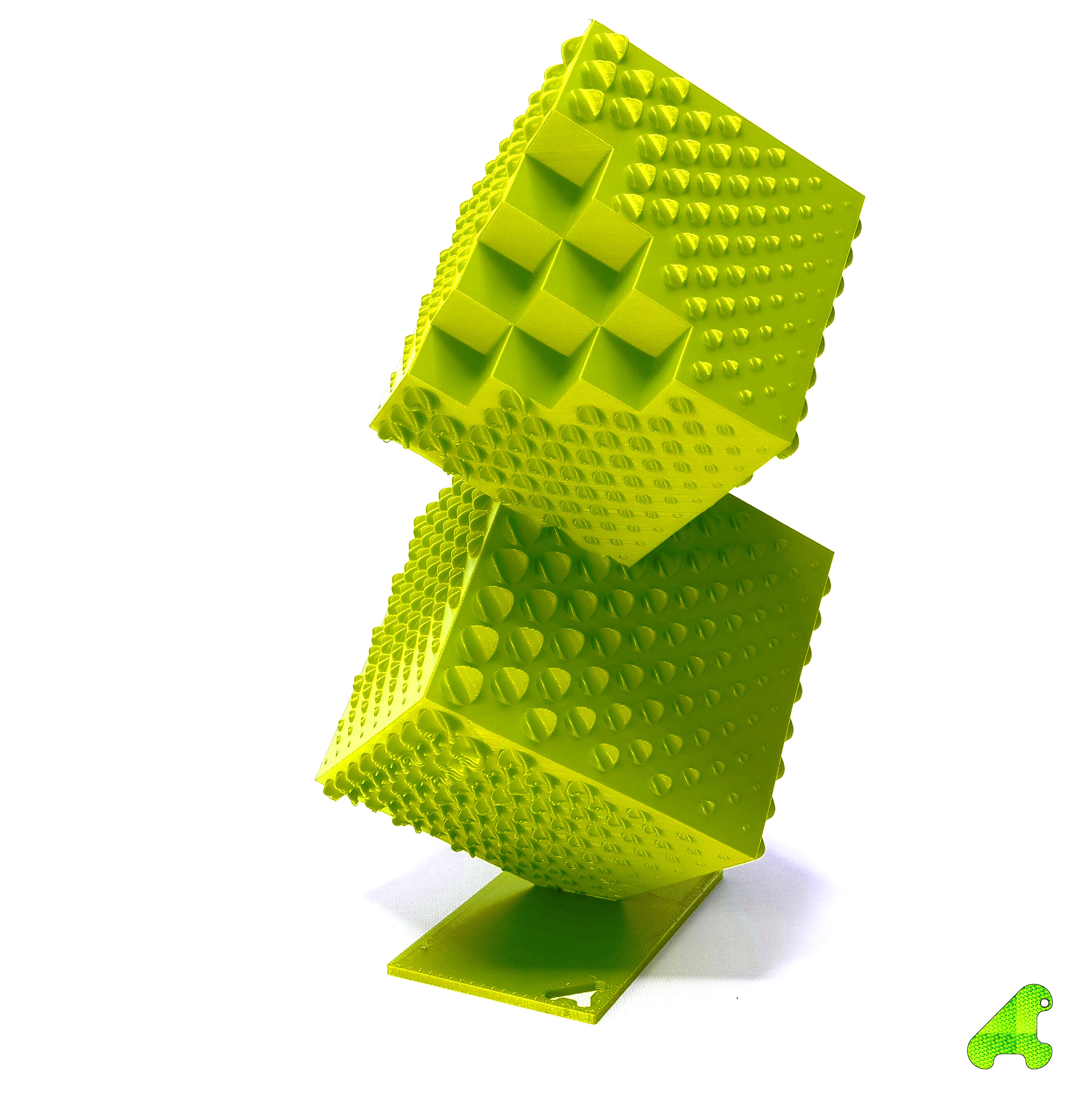 LIZARD CUBES - Sculpture avec cubes