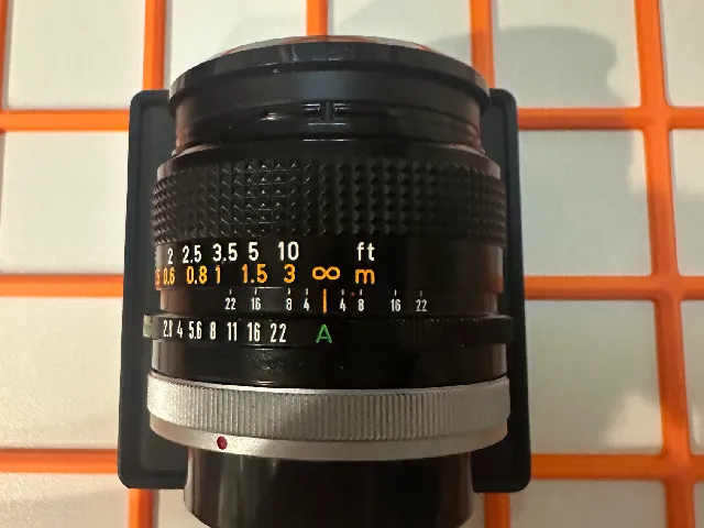 Gridfinity bin Canon FD 28mm f2.8