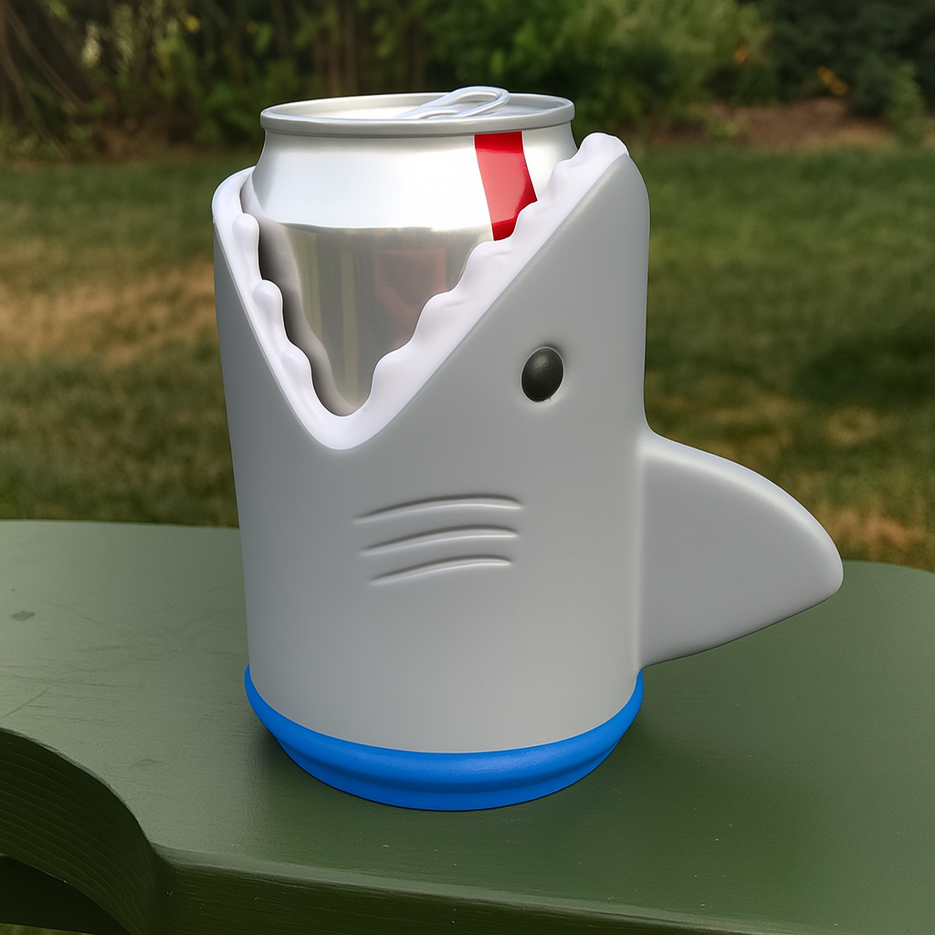 SharkChug - shark can holder