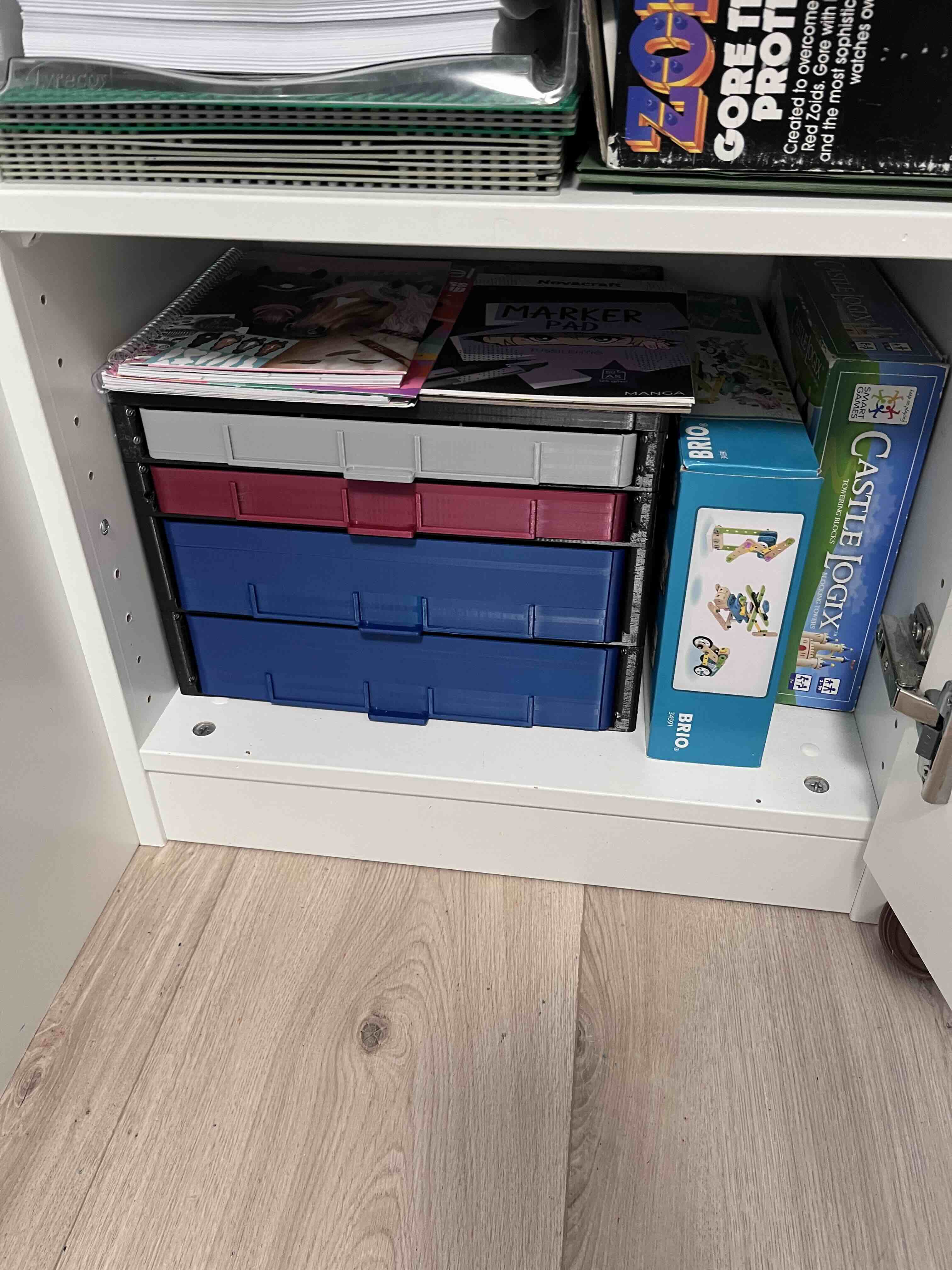 Big Modular Stackable Drawer Storage With Changeable Dividers