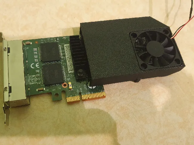 Intel I350-T4V2 Cooling Shroud
