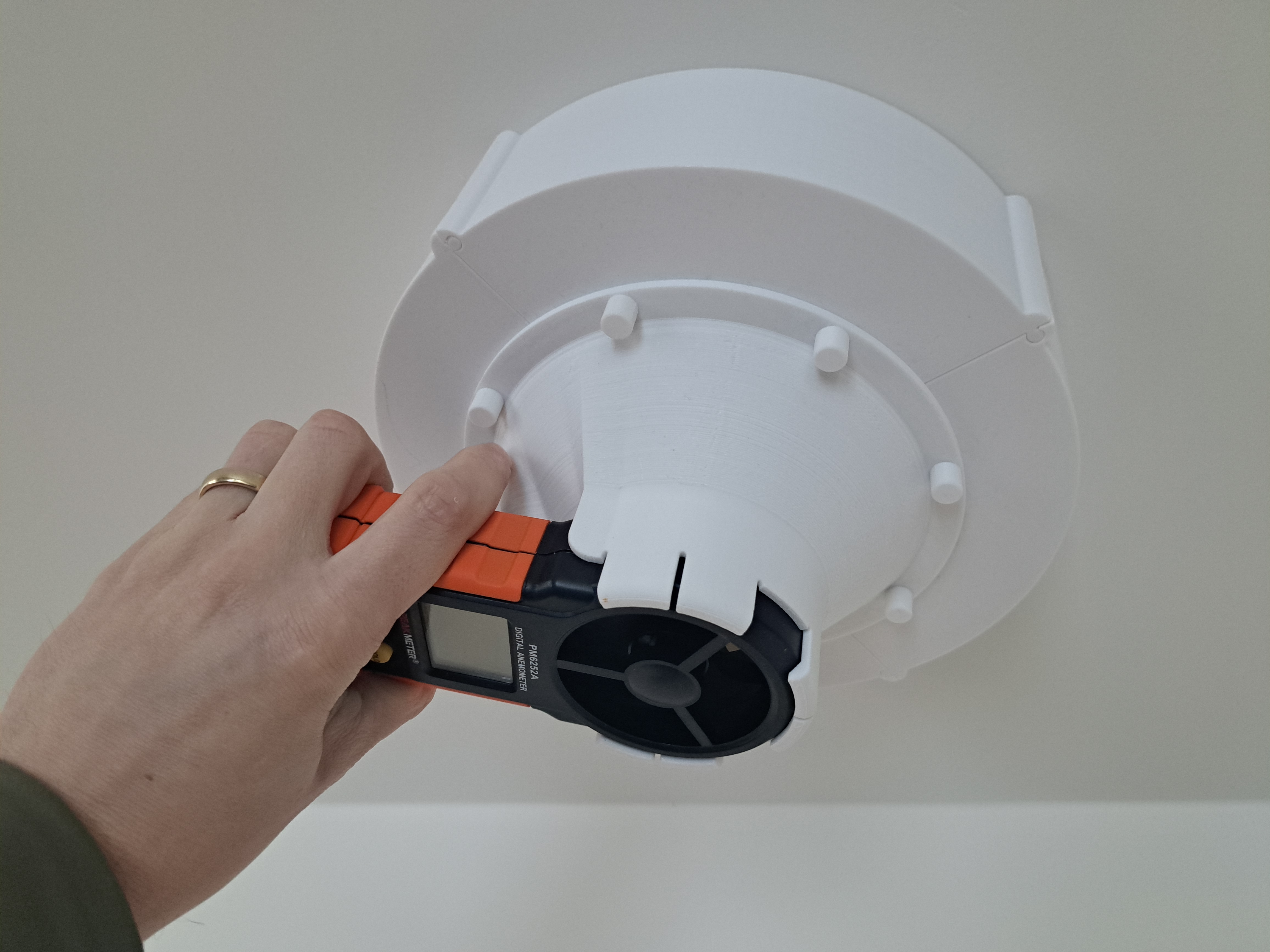 Anemometer funnel and flow hood PM6252A