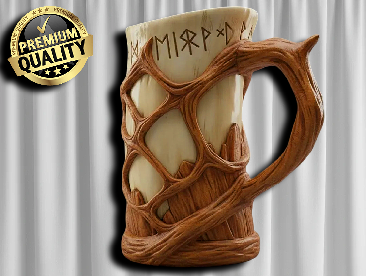 Viking Wood Mug