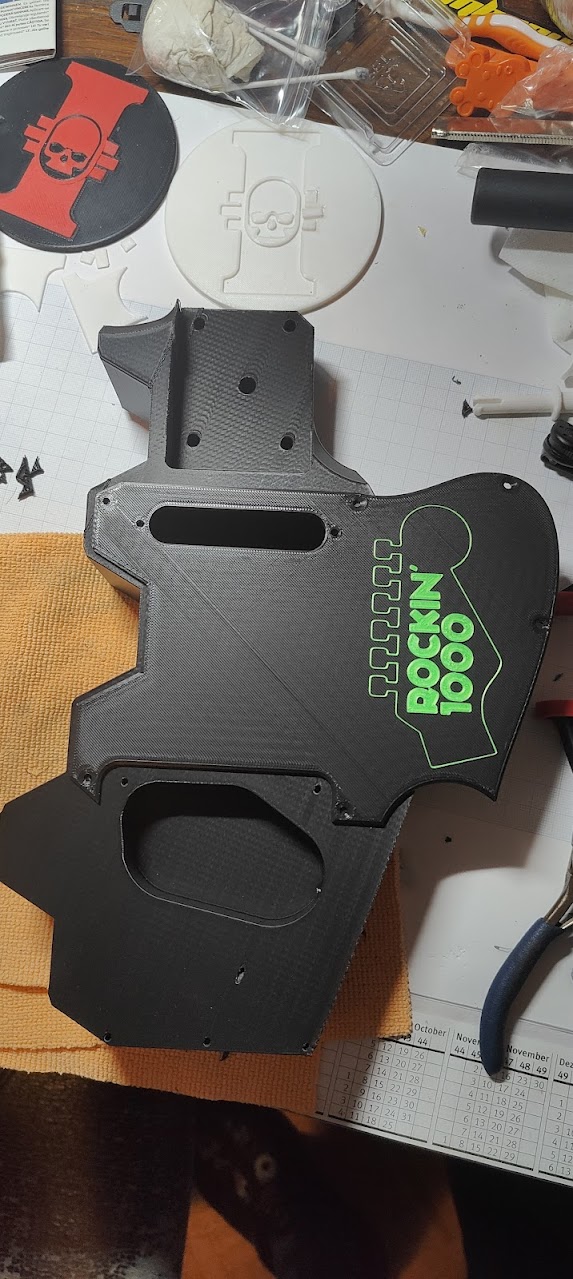 Prusacaster Rockin'1000 pickguard