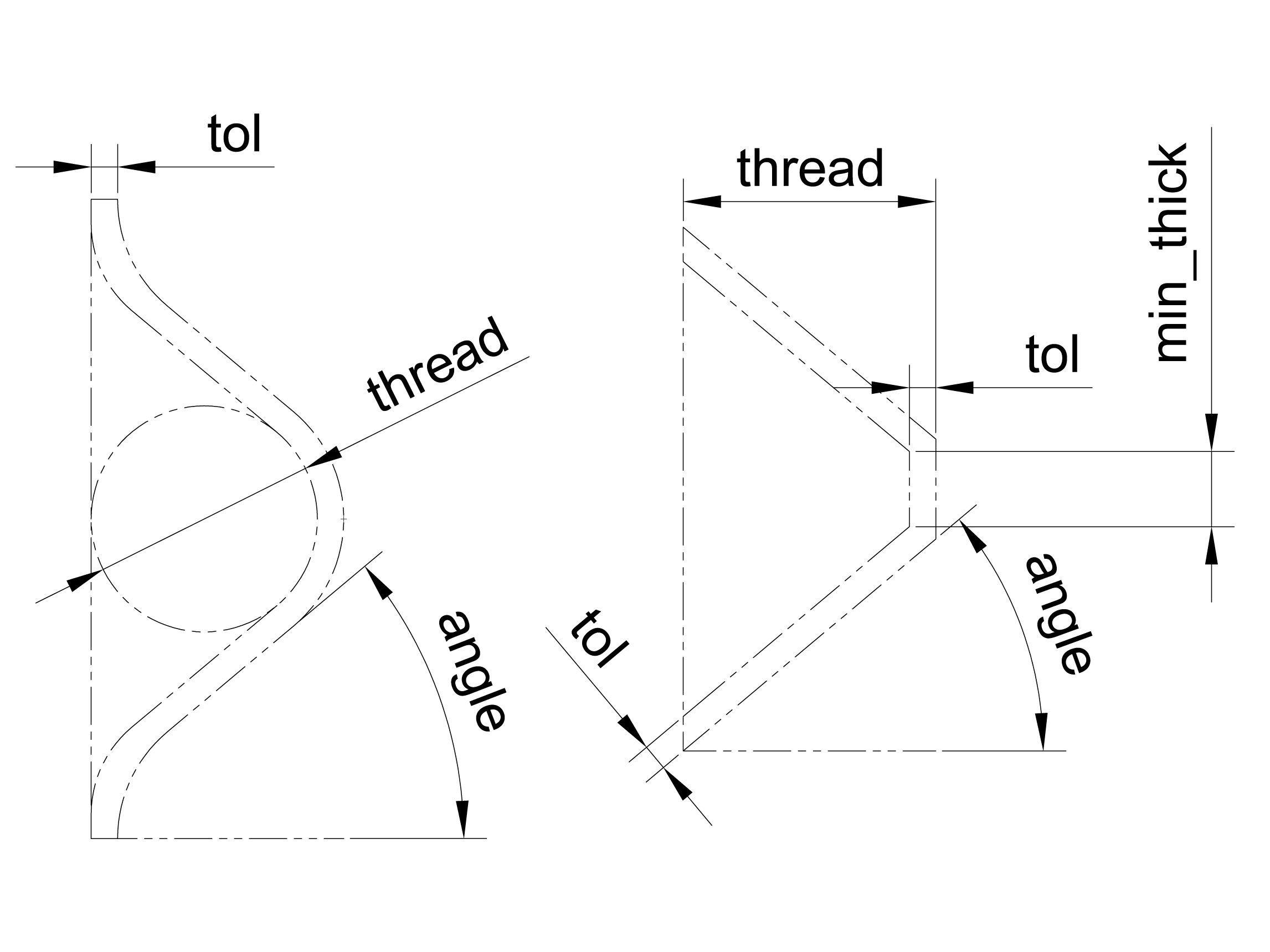 Custom Threads for 3D Printing (Parametric) — miniatura 3