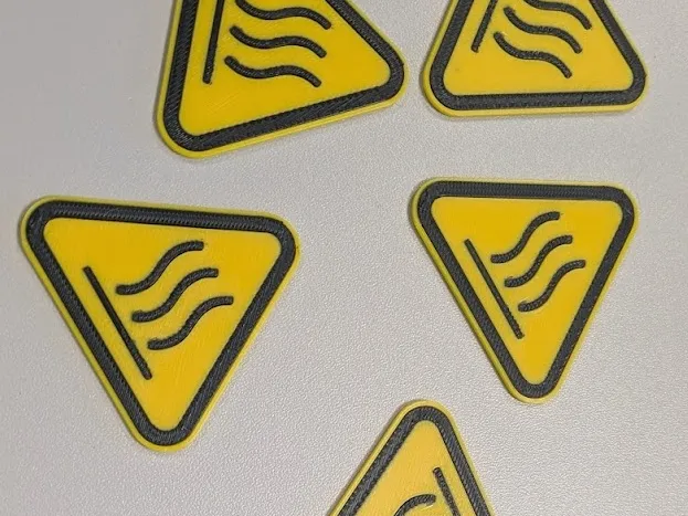 High Temperature Warning Sign (NO AMS, NO MMU3)