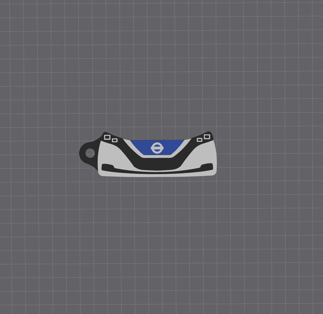 Nissan Leaf ZE1 Keychain