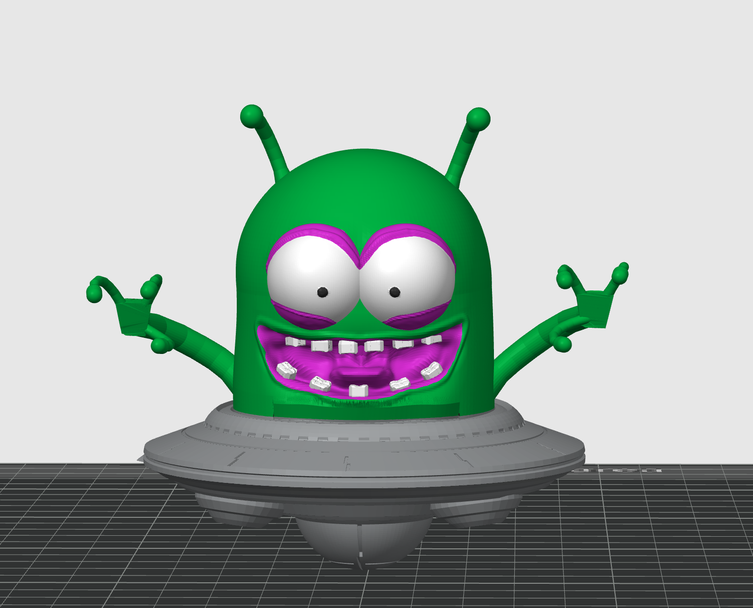 5 Color Version of this alien