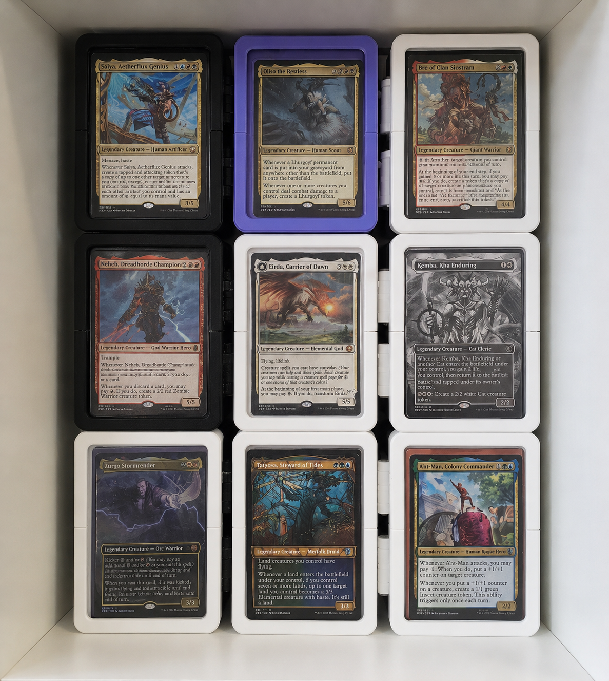 Toploader Commander frame for MTG Commander 120+ Rugged Deck Box