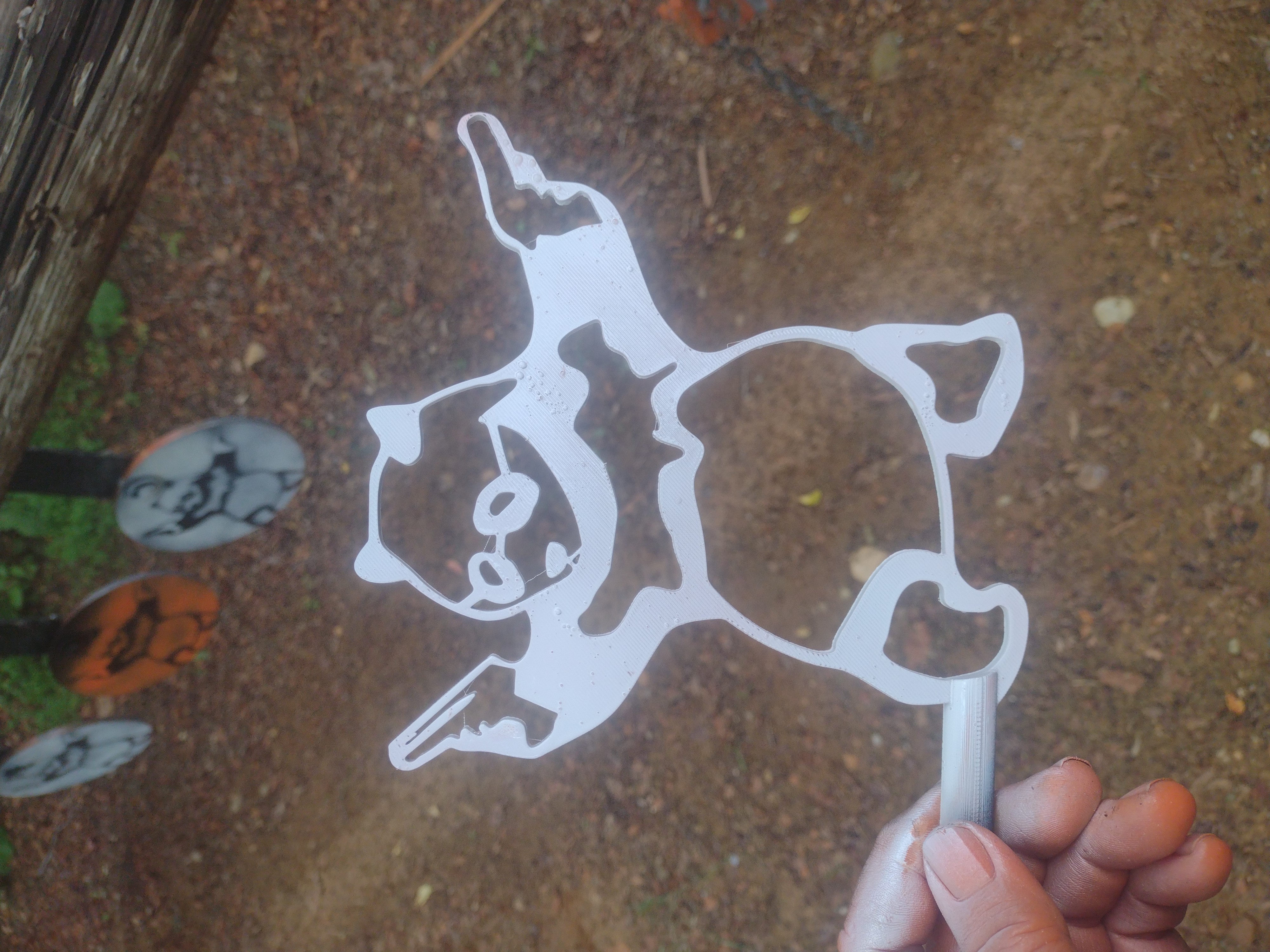 Miniatura 5 do modelo 3D Target Stencil / Bear Arms