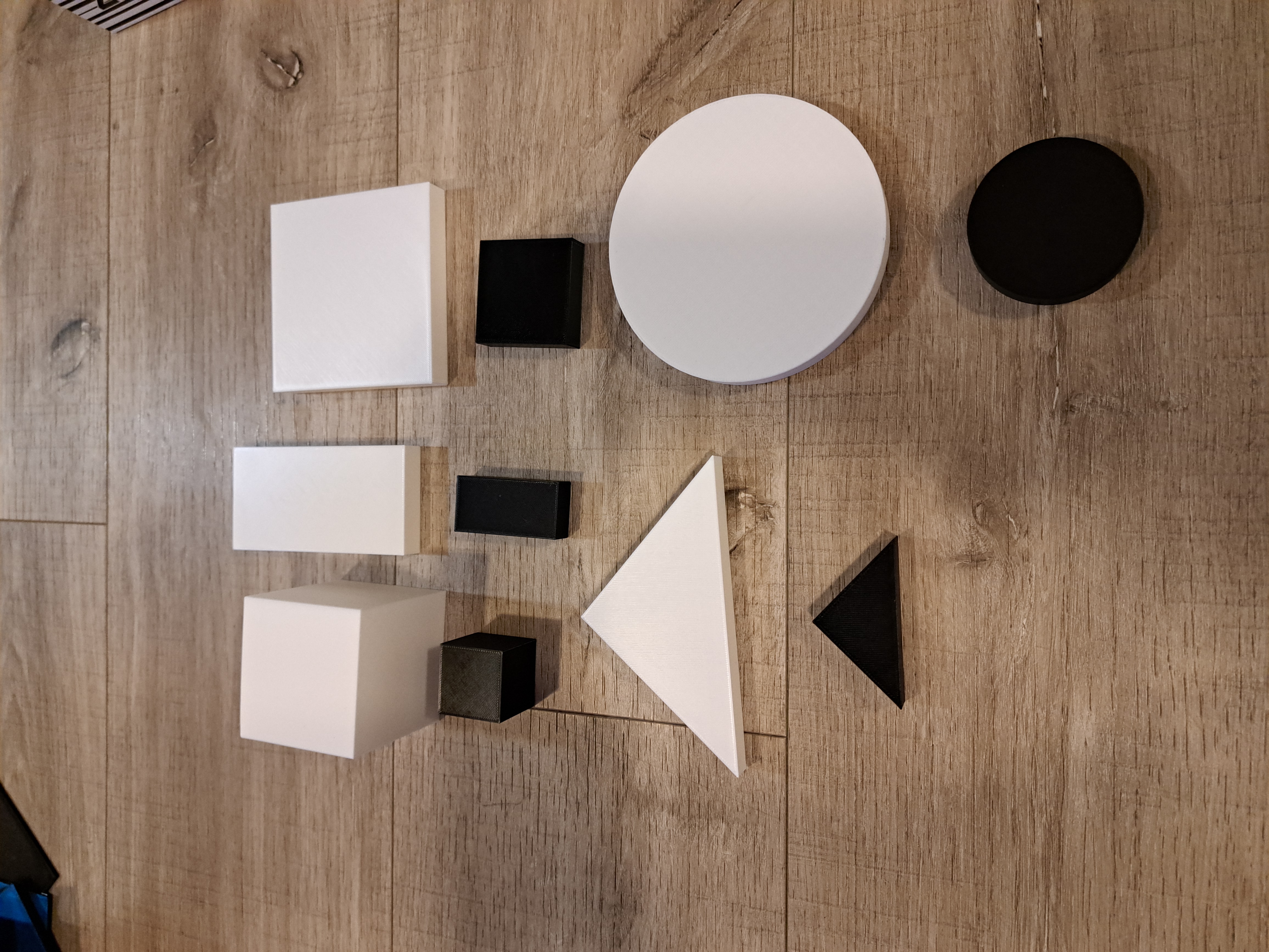 Tactile Geometry Learning Set for visually impaired and blind