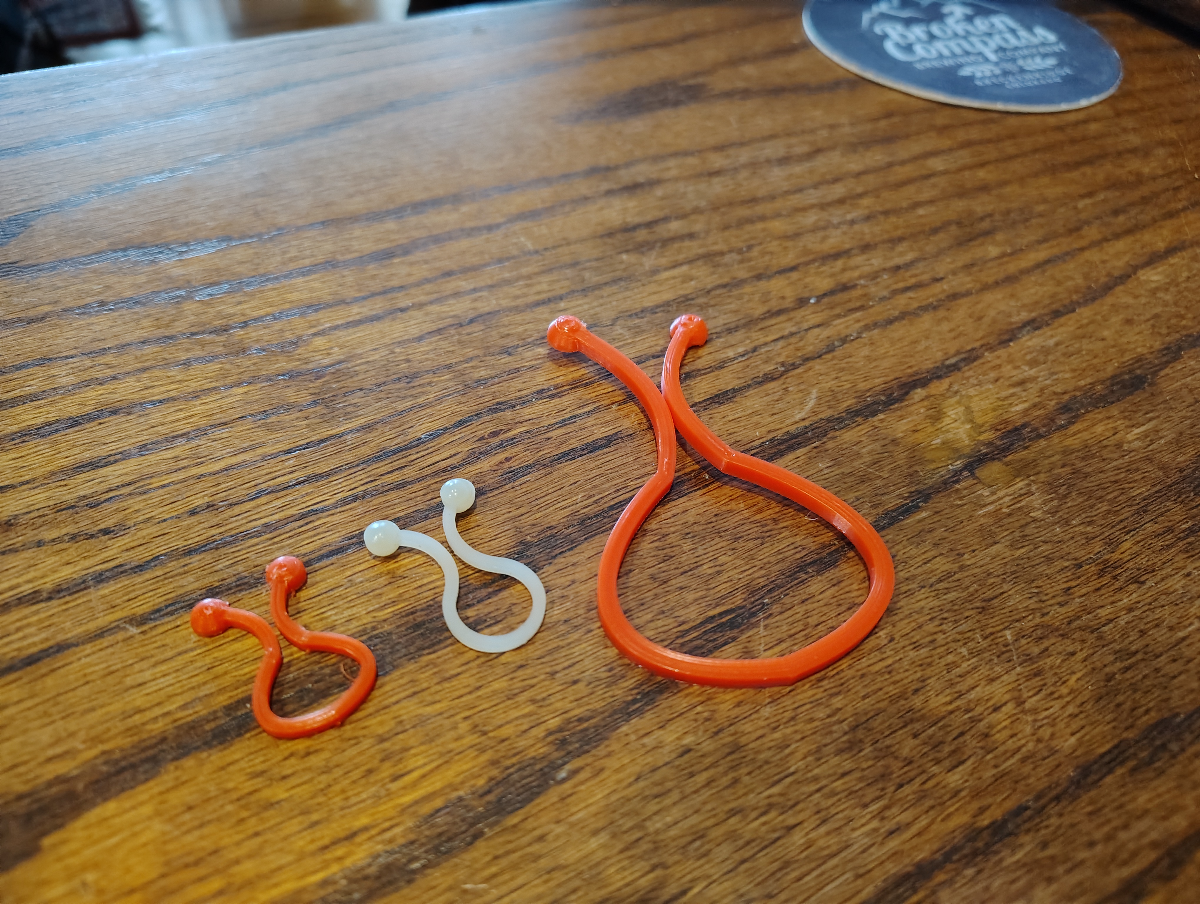 Scalable Size Cable Tie in Openscad