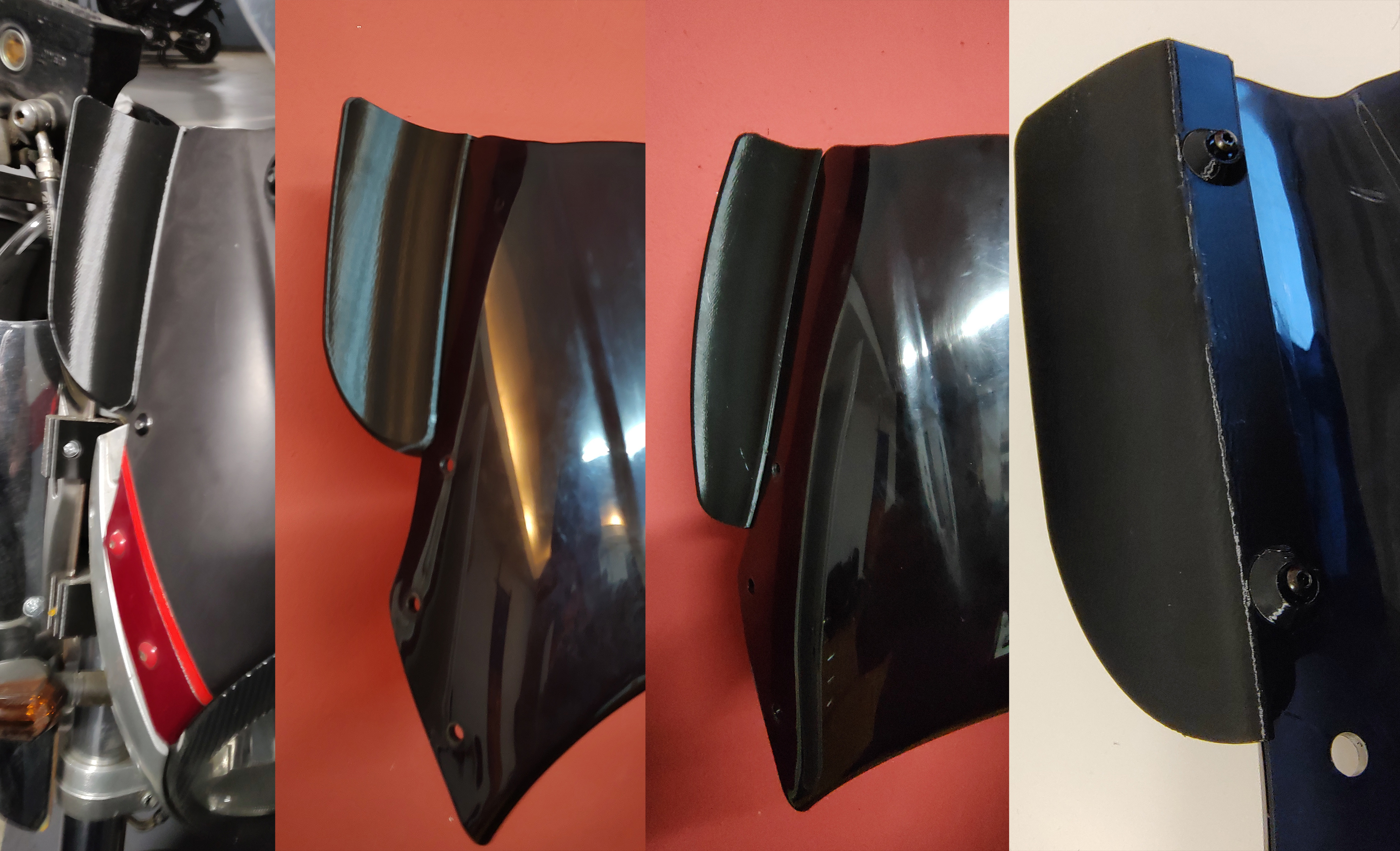 Moto-Windshield side winglets-Yamaha BT1100