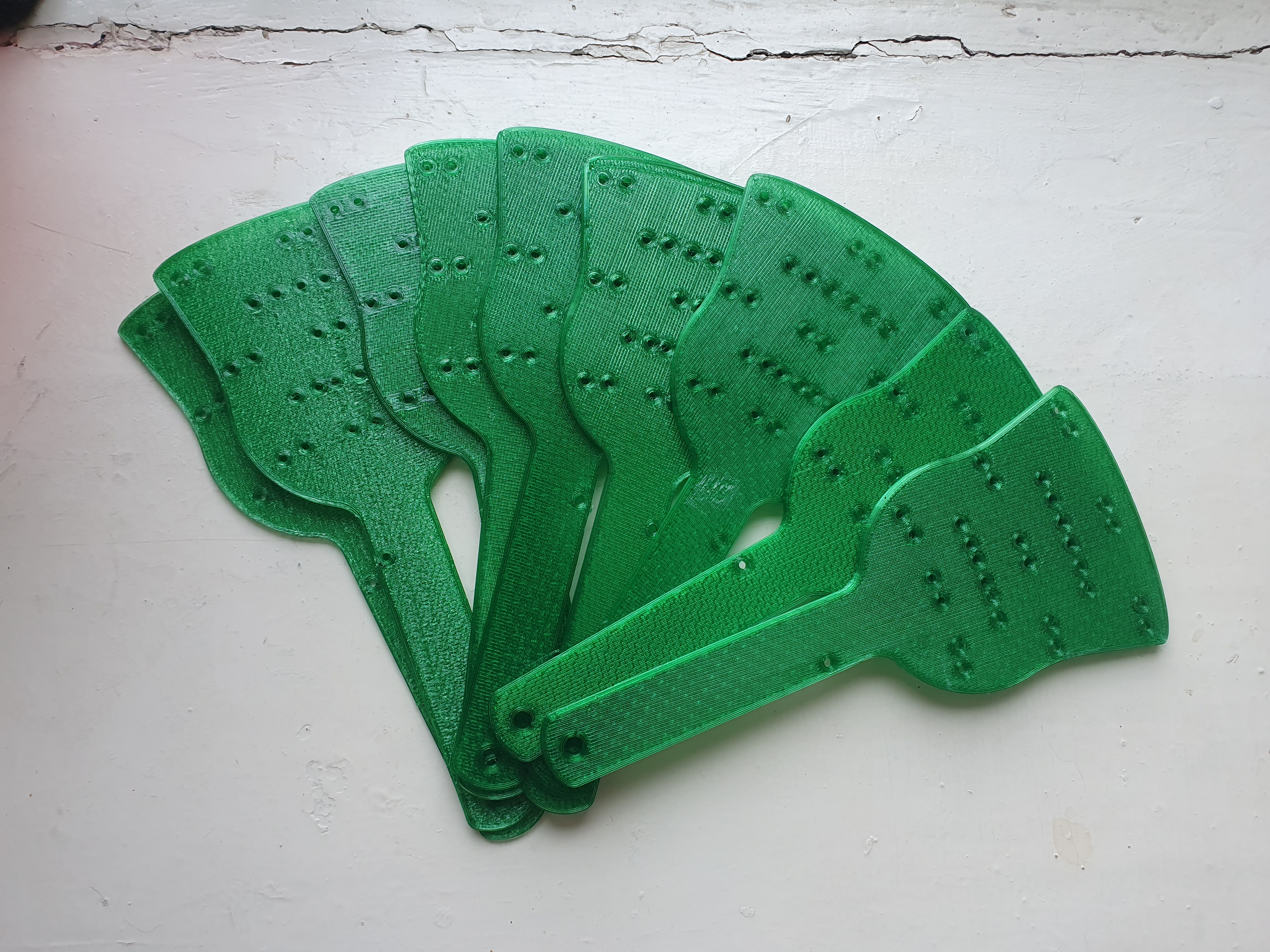 Flute Staves for Burlesque Pheasant Feather Fans