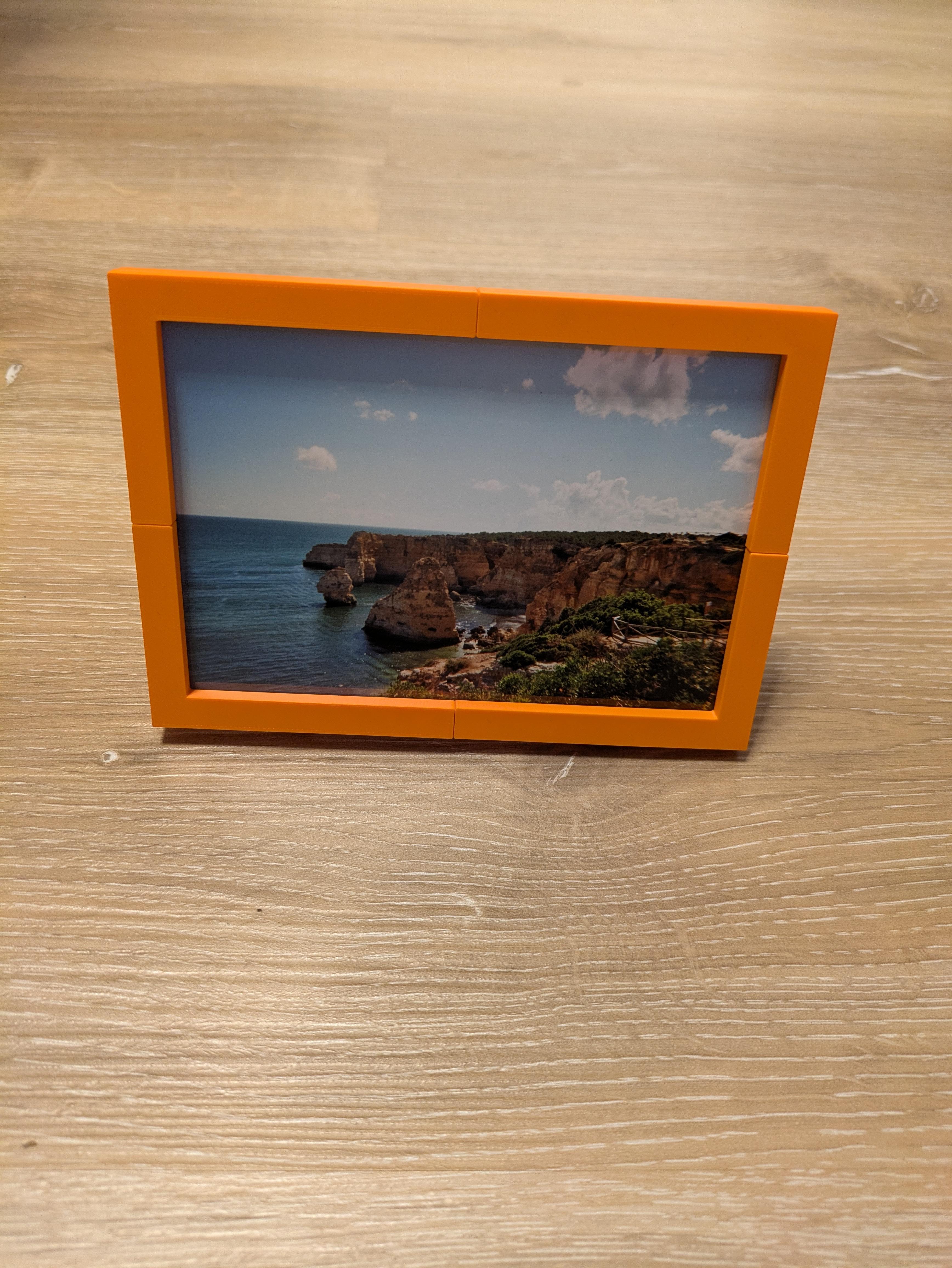 Miniatura 2 do modelo 3D parametric modular picture frame (openscad)