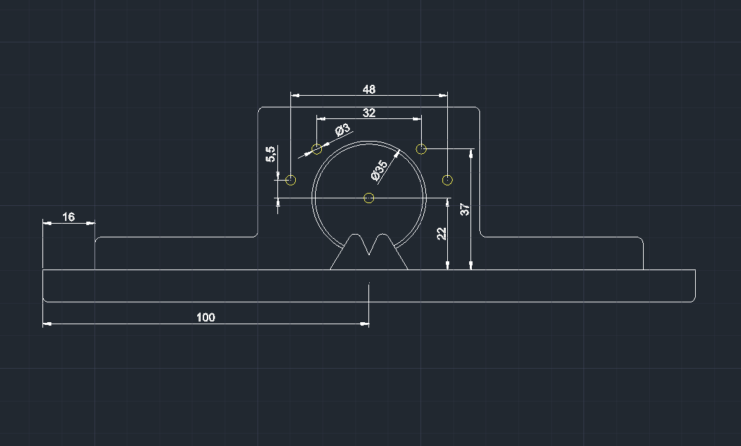 Jig for door overlay hinges (Hole diameter 35mm)