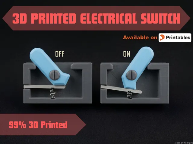 3D Printed Electrical Switch/Lever