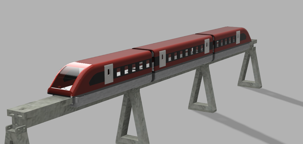 High-Speed Maglev Train – Concept / Morph Design