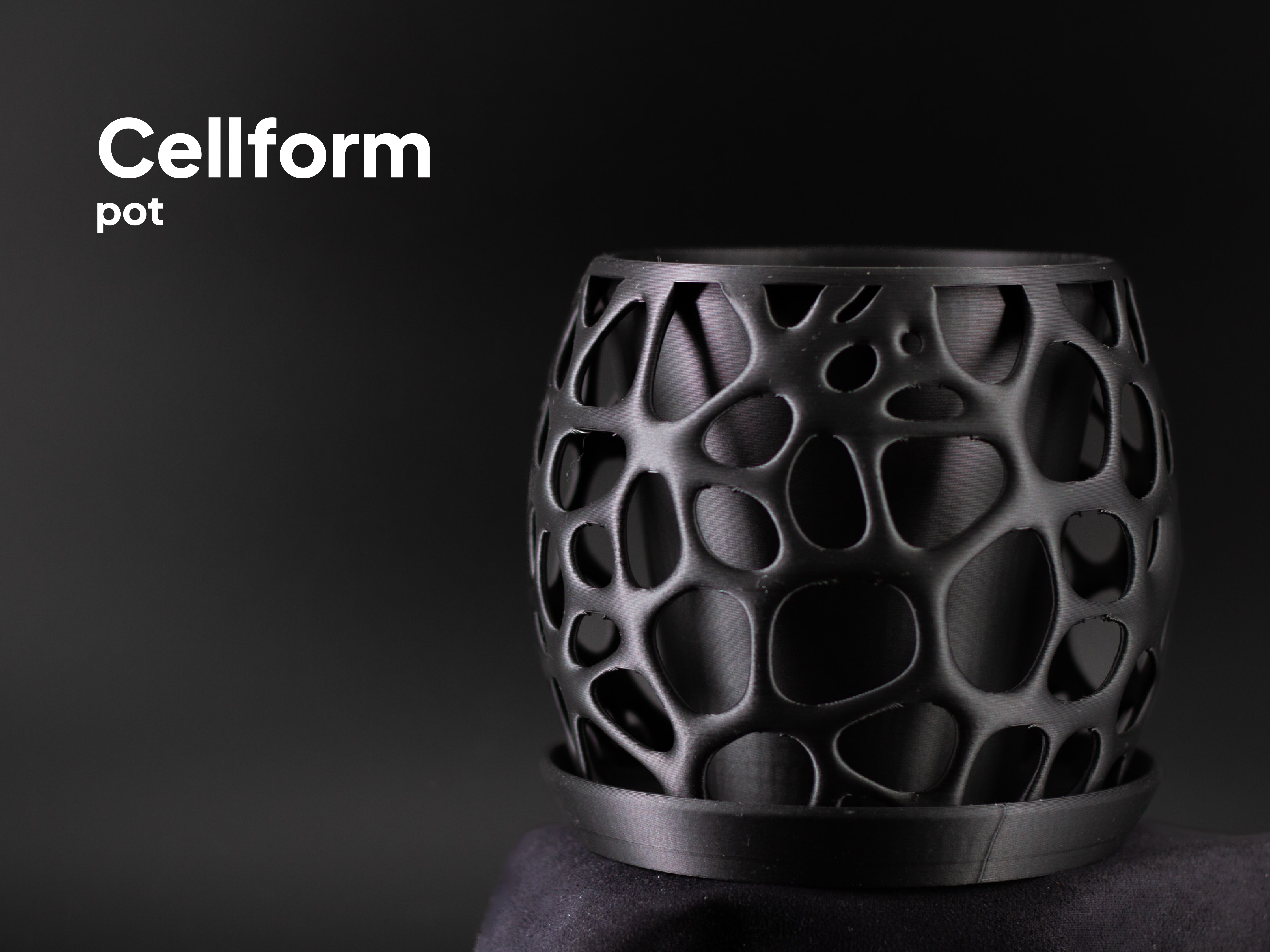 Cellform - Voronoi plant pot