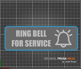 Ring Bell for Service Sign