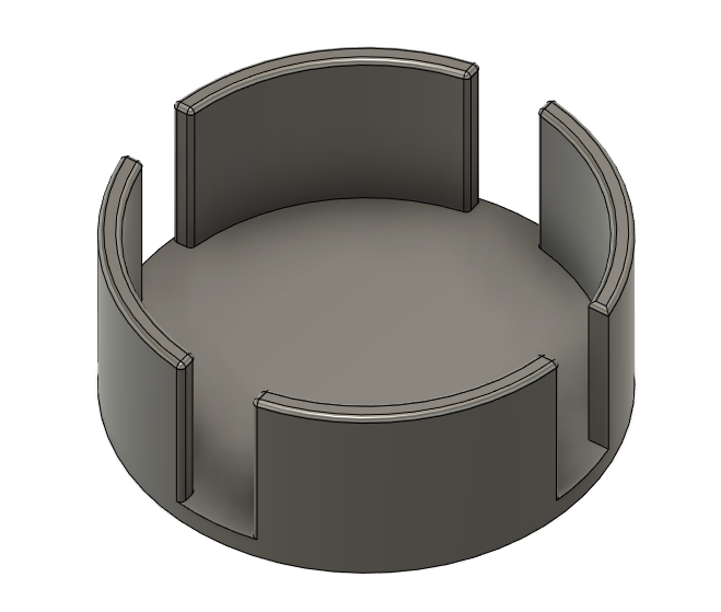 Miniatura 3 do modelo 3D Sunflower Coasters