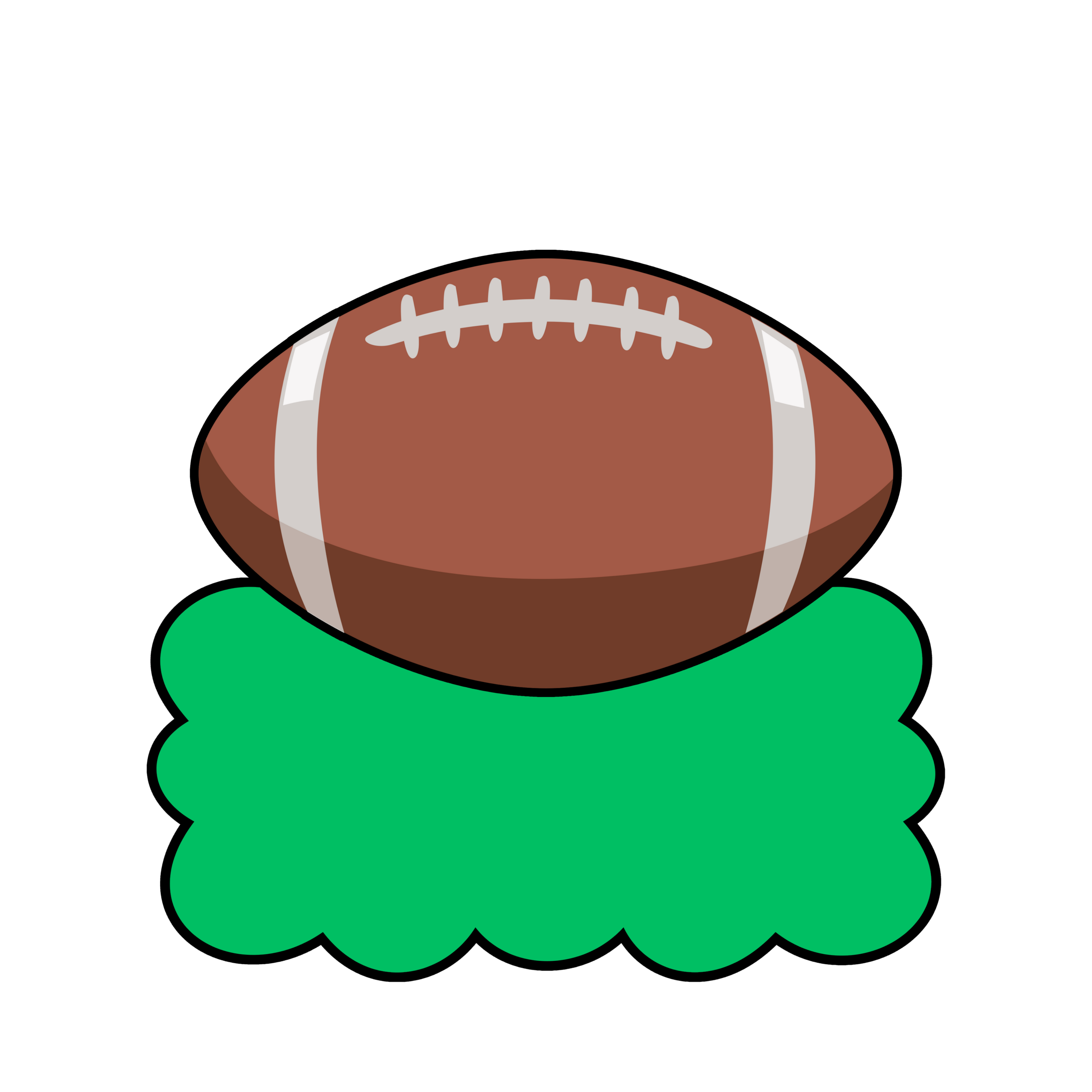 Football Plaque Cookie Cutter