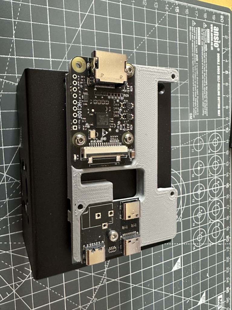 Mount to allow PiKVM DIY to use PiKVM Metal Case 3D model