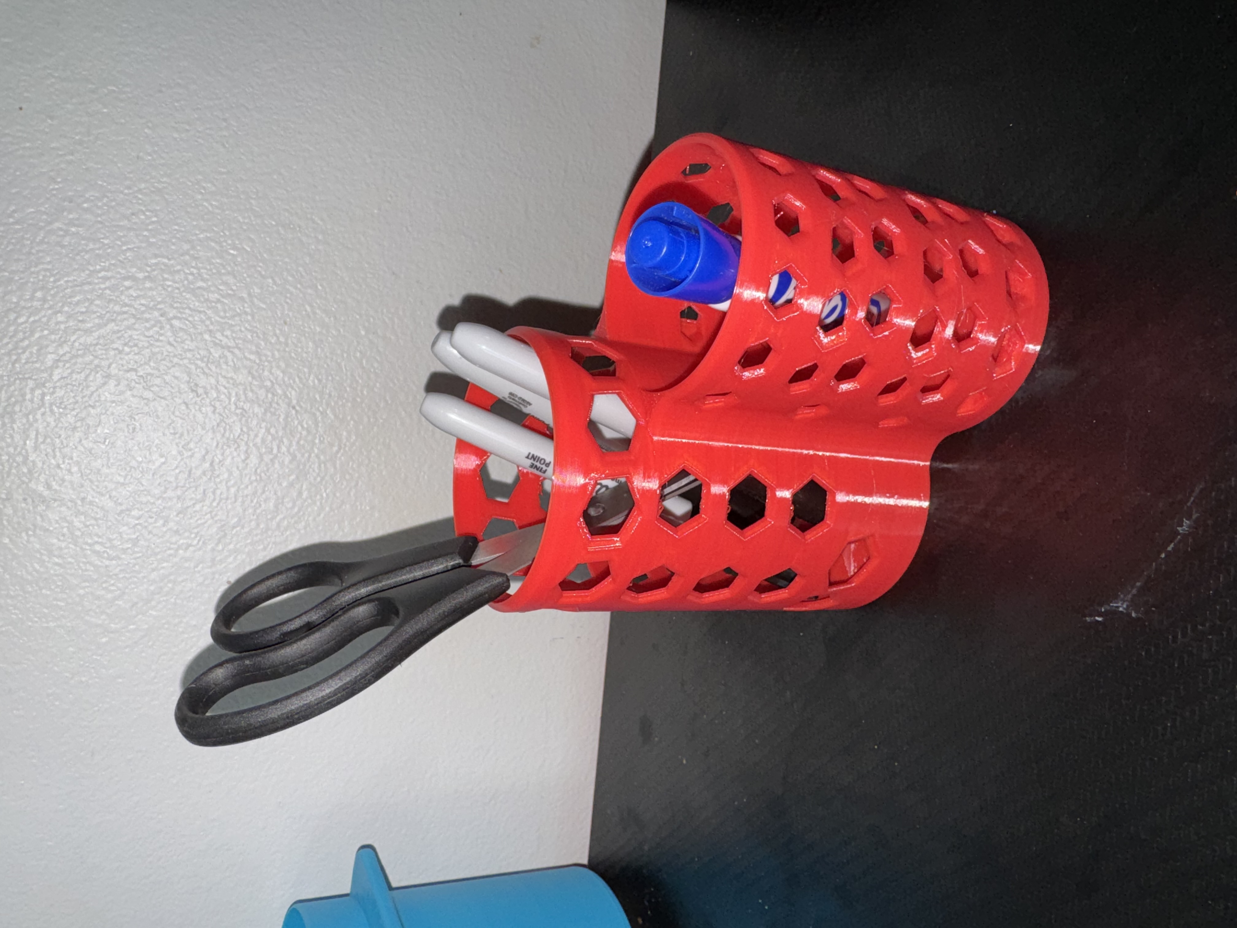 Hex Pattern Pen Holder