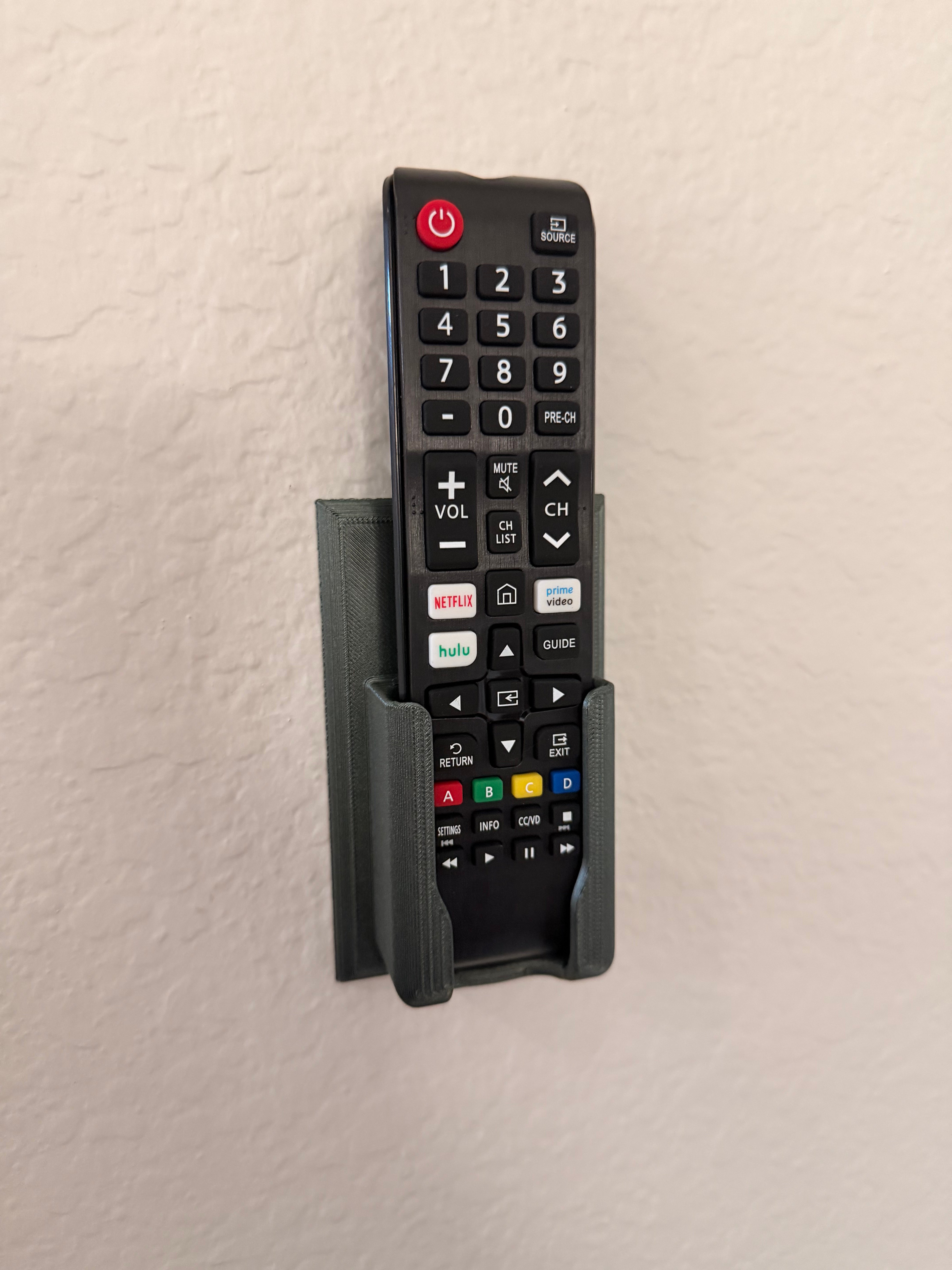 Samsung TV Remote Wall Plate Holder