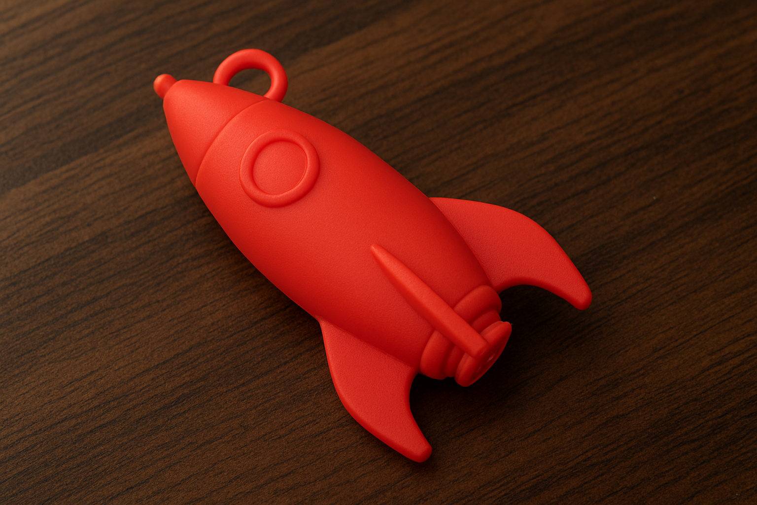 Rocket keychain