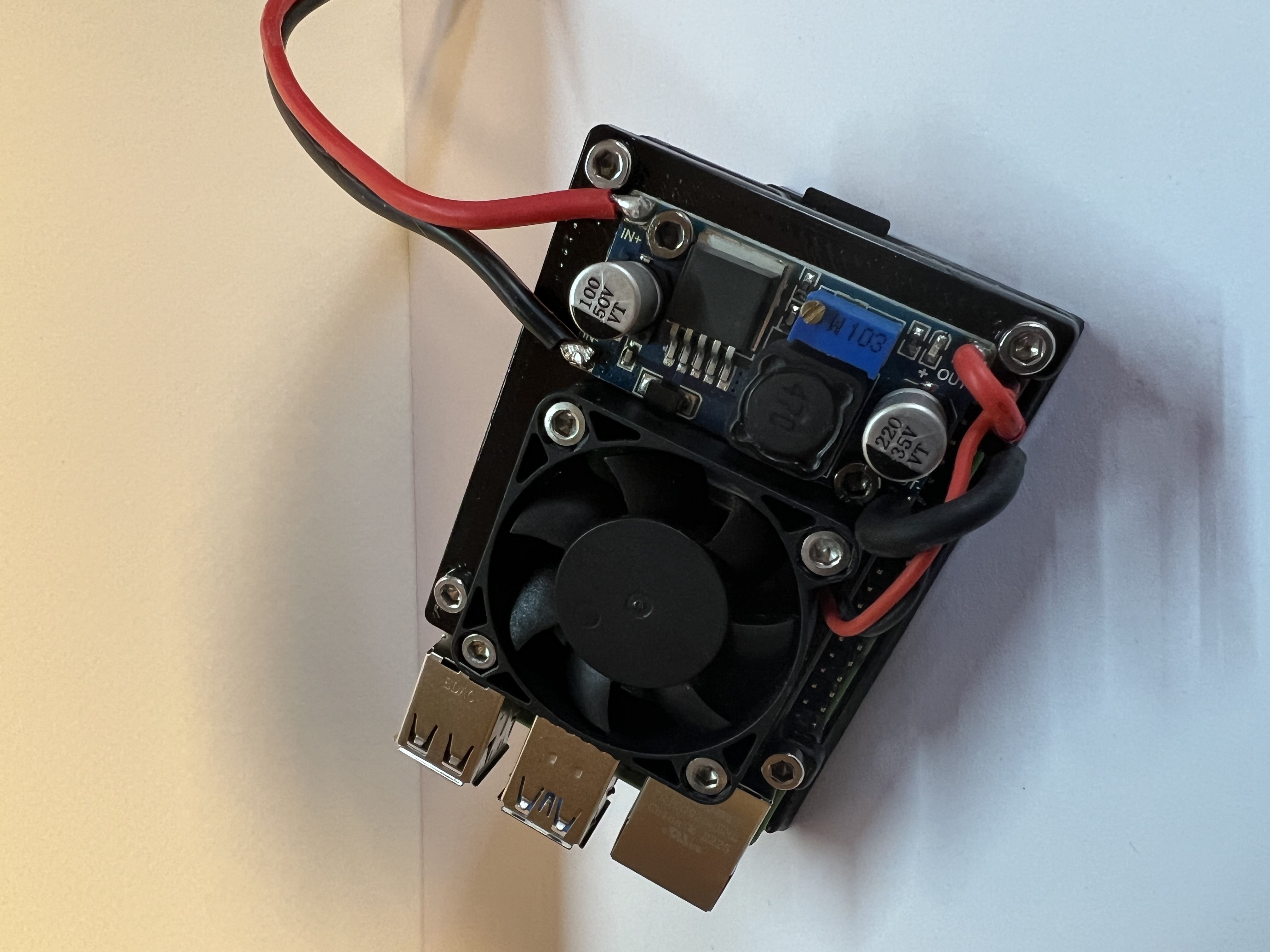 Offenes Gehäuse für Raspberry Pi 4b