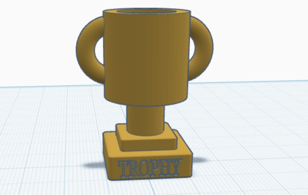 Trophy 3D model