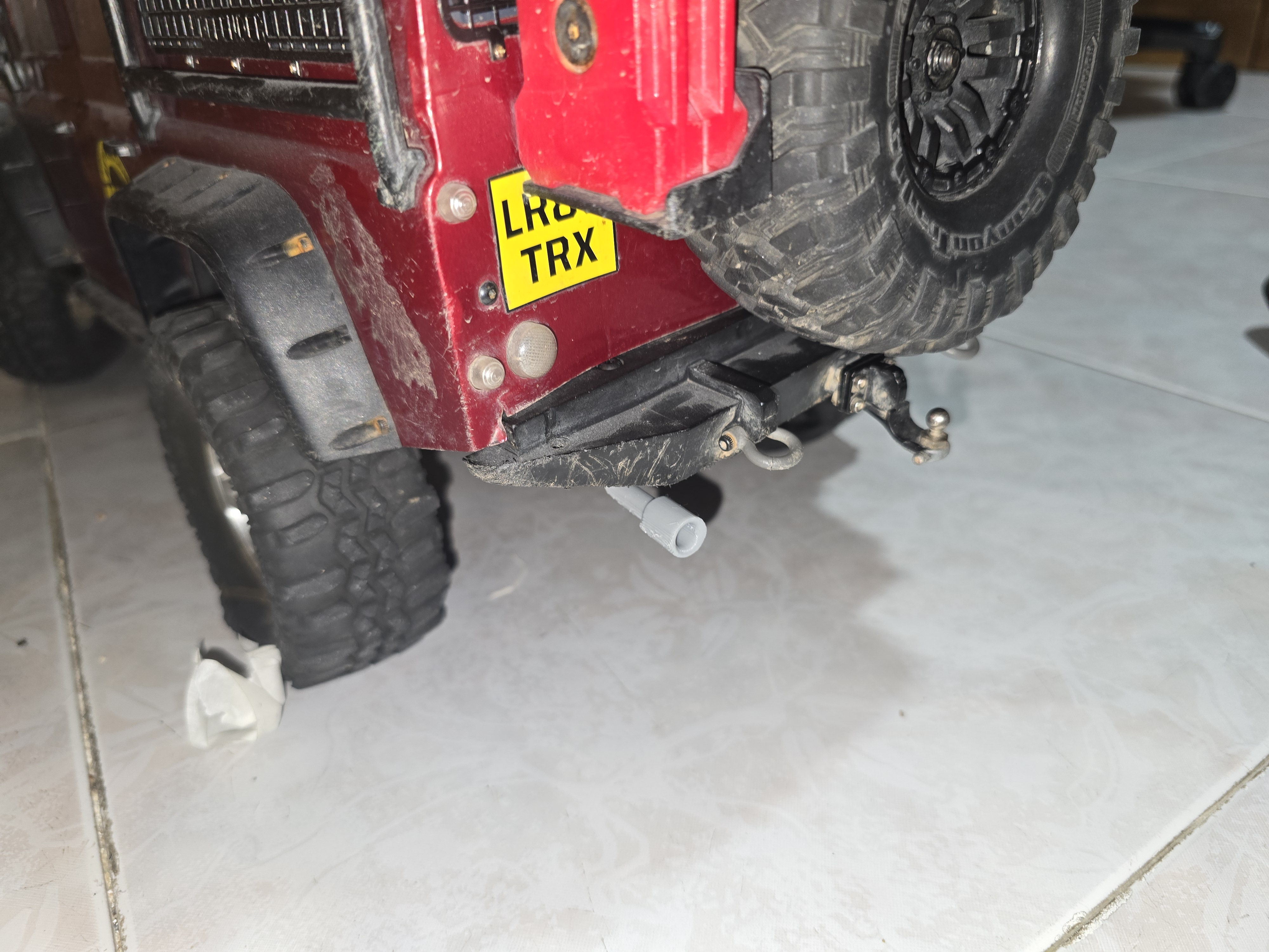 Tubo escape TRX 4 Defender