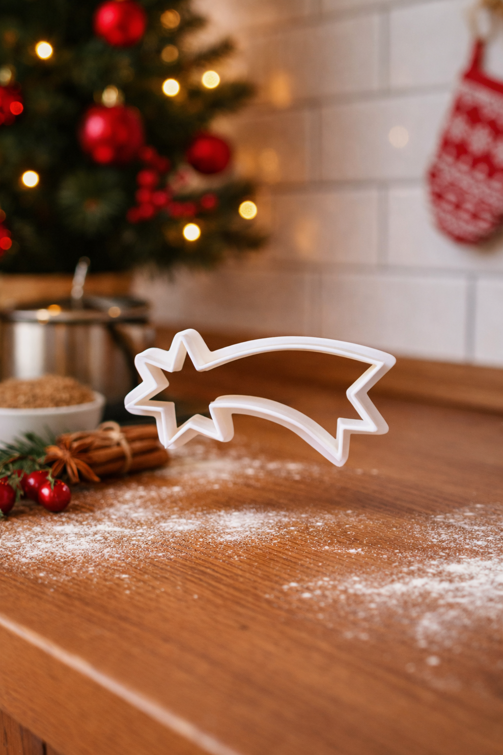 Christmas Comet Cookie Cutter