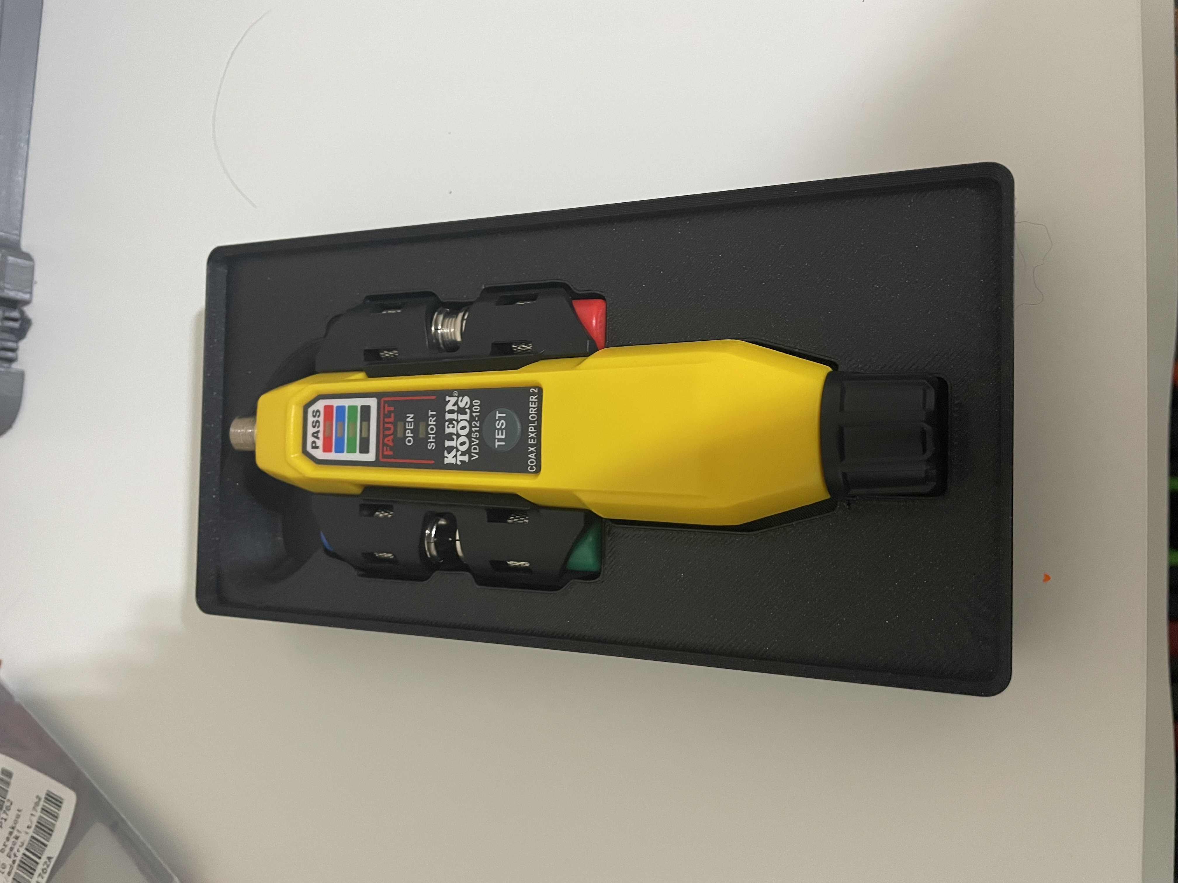 Gridfinity cutout for Klein Tools Coax Explorer 2 3D model