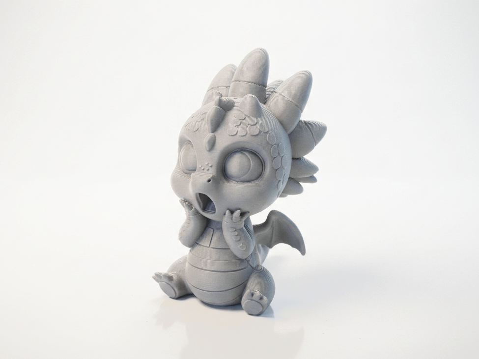 Surprised Dragon Figurine Animal 3D Printable