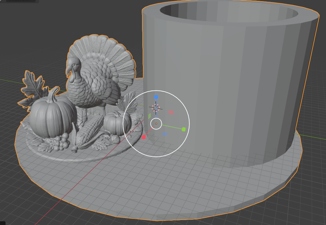 Thanksgiving themed Candle Holder