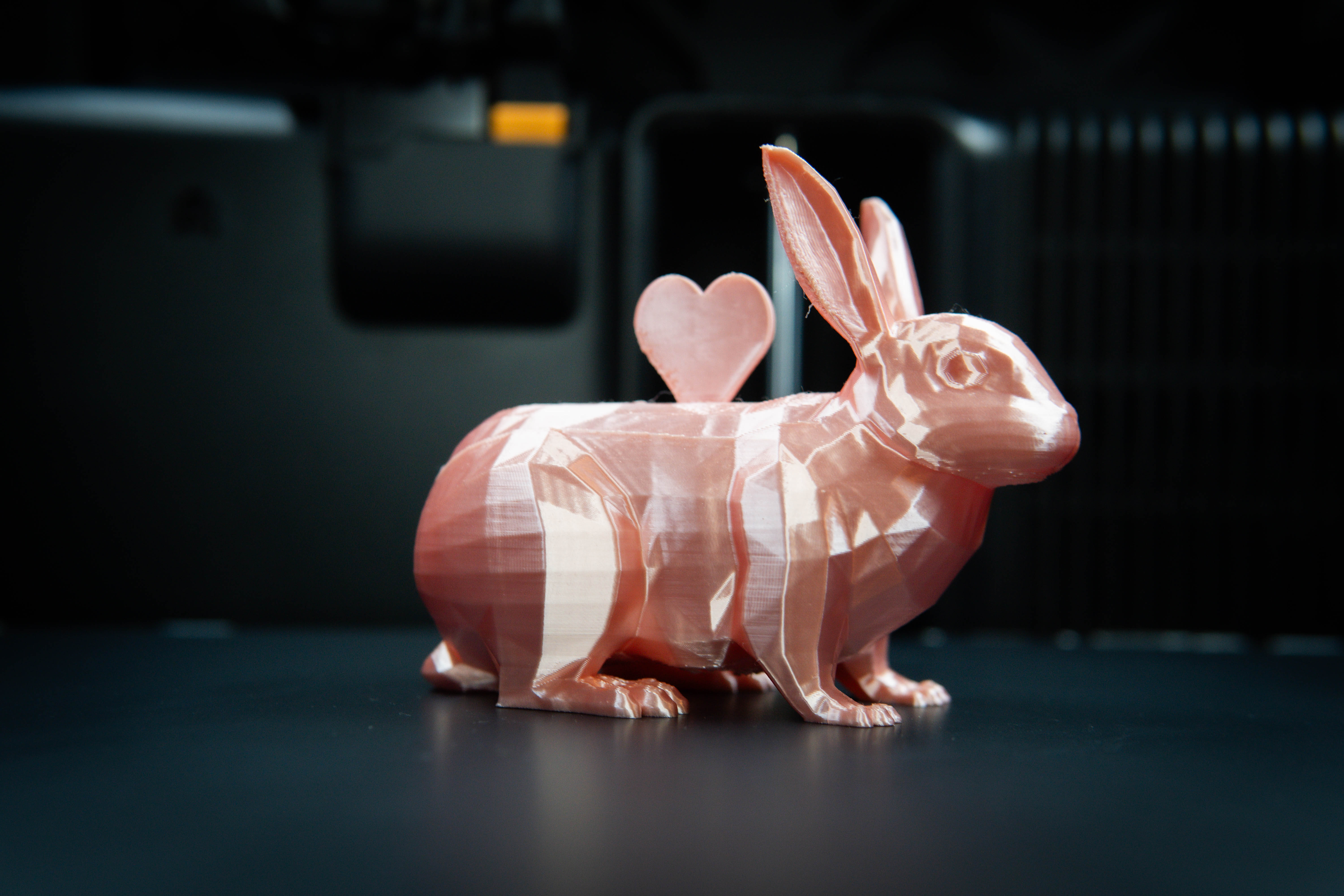 Low Poly Rabbit Jewelry Box