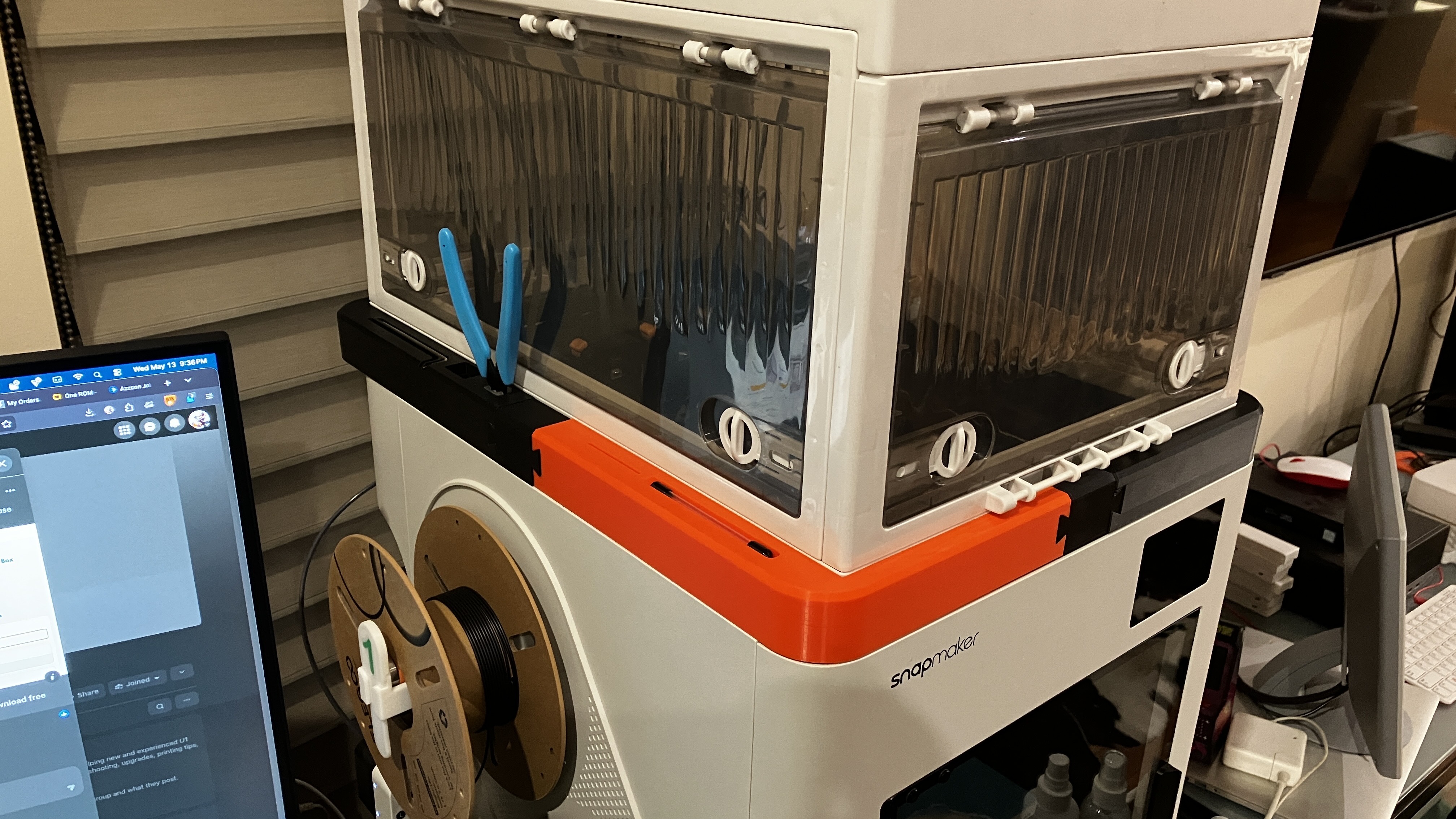 Snapmaker U1 Bunnings Folding Box Lid Adapter